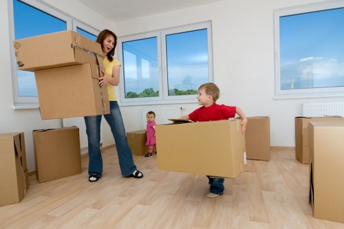 Packing and labeling belongings for secure storage
