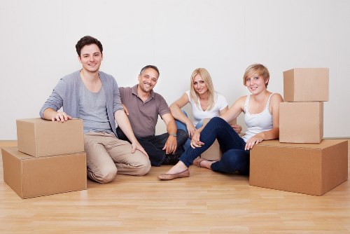 Careful furniture handling during a Sipson house move